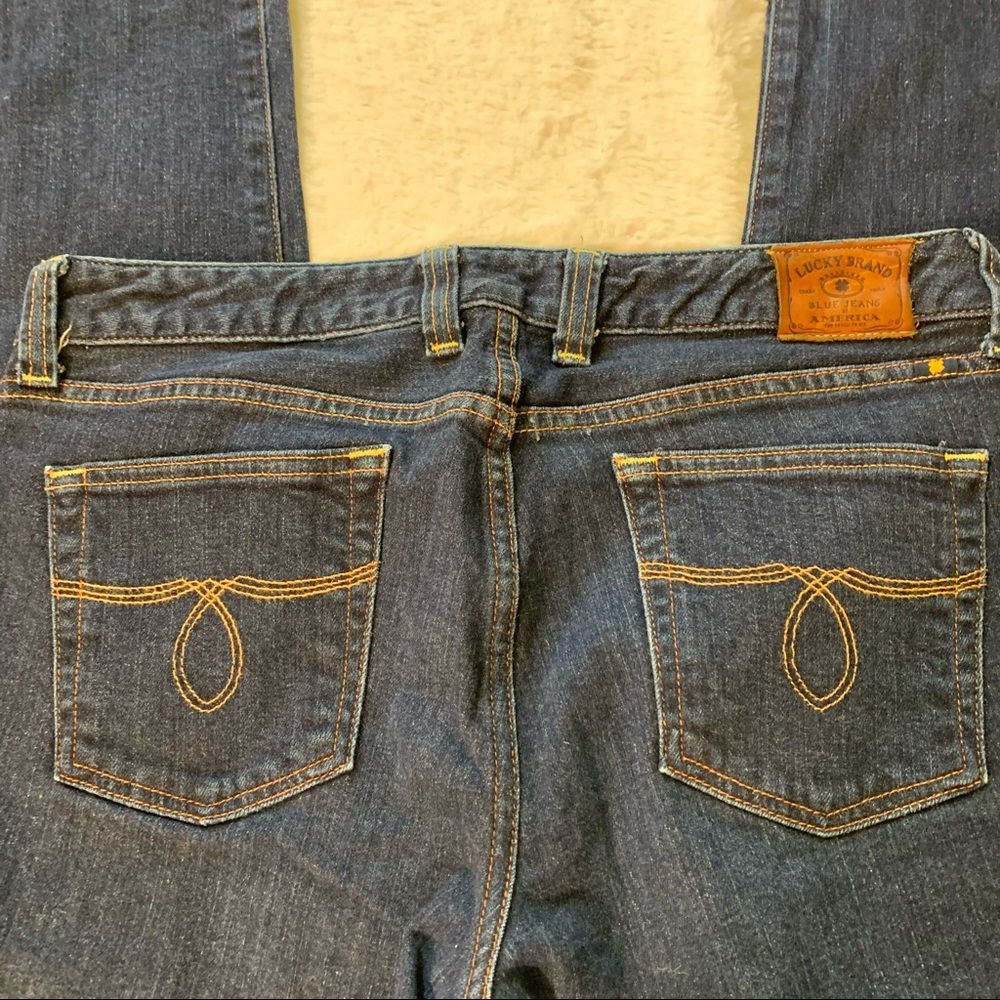 Lucky Brand Lola Skinny Jeans Dark Wash Sz 12/31 - Picture 8 of 13